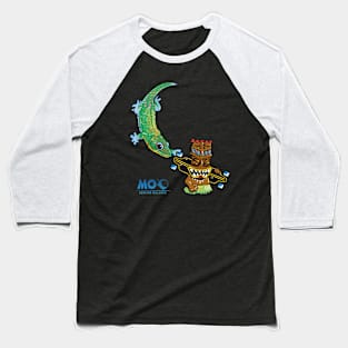 Gecko Thief Tiki God Rider Baseball T-Shirt